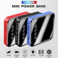 thumbnail image 3 of YOPTOP Banque d'Alimentation 10000mAh Ports USB Doubles Batterie Externe Charge Rapide Chargeur Portable pour iPhone 12 11 Pro Max XR TP 6 7 8 Plus, Rouge, 3 of 8