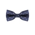 thumbnail image 1 of INSPIRE CHIC Men's Polka Dots Bow Ties Pre-Tied Bowknot for Wedding Business Navy Blue White, 1 of 5