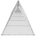 thumbnail image 3 of vidaXL Rabbit Cage Grey 504.5x80.5x71 cm Galvanised Steel, 3 of 4