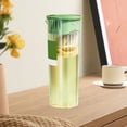 thumbnail image 4 of TopLLC Kitchen Gadgets 1L Refrigerator Water Pot With Large Capacity And High Temperature Resistance For Home Cold Brew Tea Pot Bottle Fruit Tea Cold Brew Coolwater Cup PP cold brew cup, 4 of 6