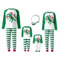 thumbnail image 1 of Family Matching Christmas Pajamas Set Snowman Printing Tops Long Pants Sleepwear, 1 of 9