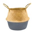 thumbnail image 2 of Seagrass Weaving Foldable Home Storage Bucket Toy Sundries Clothes Plants Basket, 2 of 4