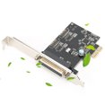 thumbnail image 3 of PCIE à Carte de Port Parallèle Impression LPT PCI E Adaptateur DB25 Extension avec Adaptateur de Carte d'Imprimante LPT de Support Bas, Port DB25 Cartes de Port Parallèle, 3 of 8