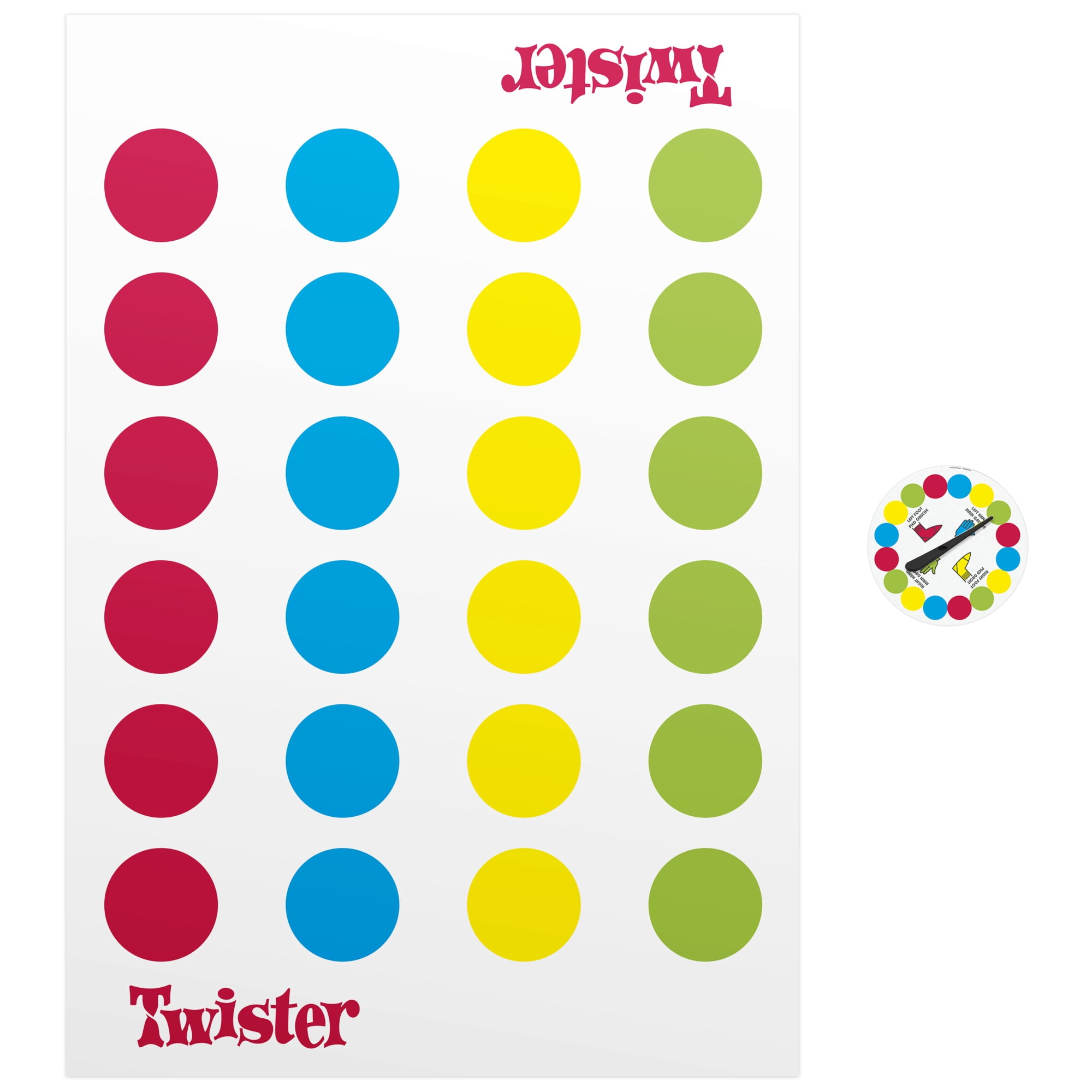 Twister Game with Spinner's Choice and Air Moves, Kids Party Games for 2+ Players