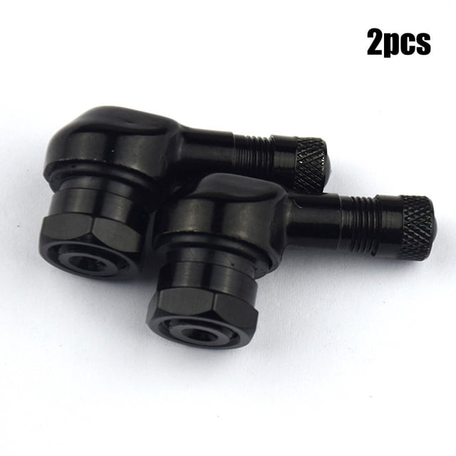Lefu 2 Pcs Valve Sans Chambre à Air en Aluminium pour Tige de Pneu de Moto CNC à Angle de 90 Degrés