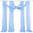 thumbnail image 1 of Transparent Voile Curtain\ Decorative For Crossing Curtain Shops\ Wedding Decoration Scarf\ 70 Cm 2pc, 1 of 9