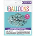 thumbnail image 2 of Glittering Birthday Clear Latex Balloons with Confetti 12", 2 of 2