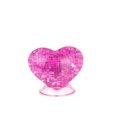 thumbnail image 1 of Pink Heart Shaped Crystal Puzzle Toy Funny Model Gifts For Women Valentines Day Decor, 1 of 6