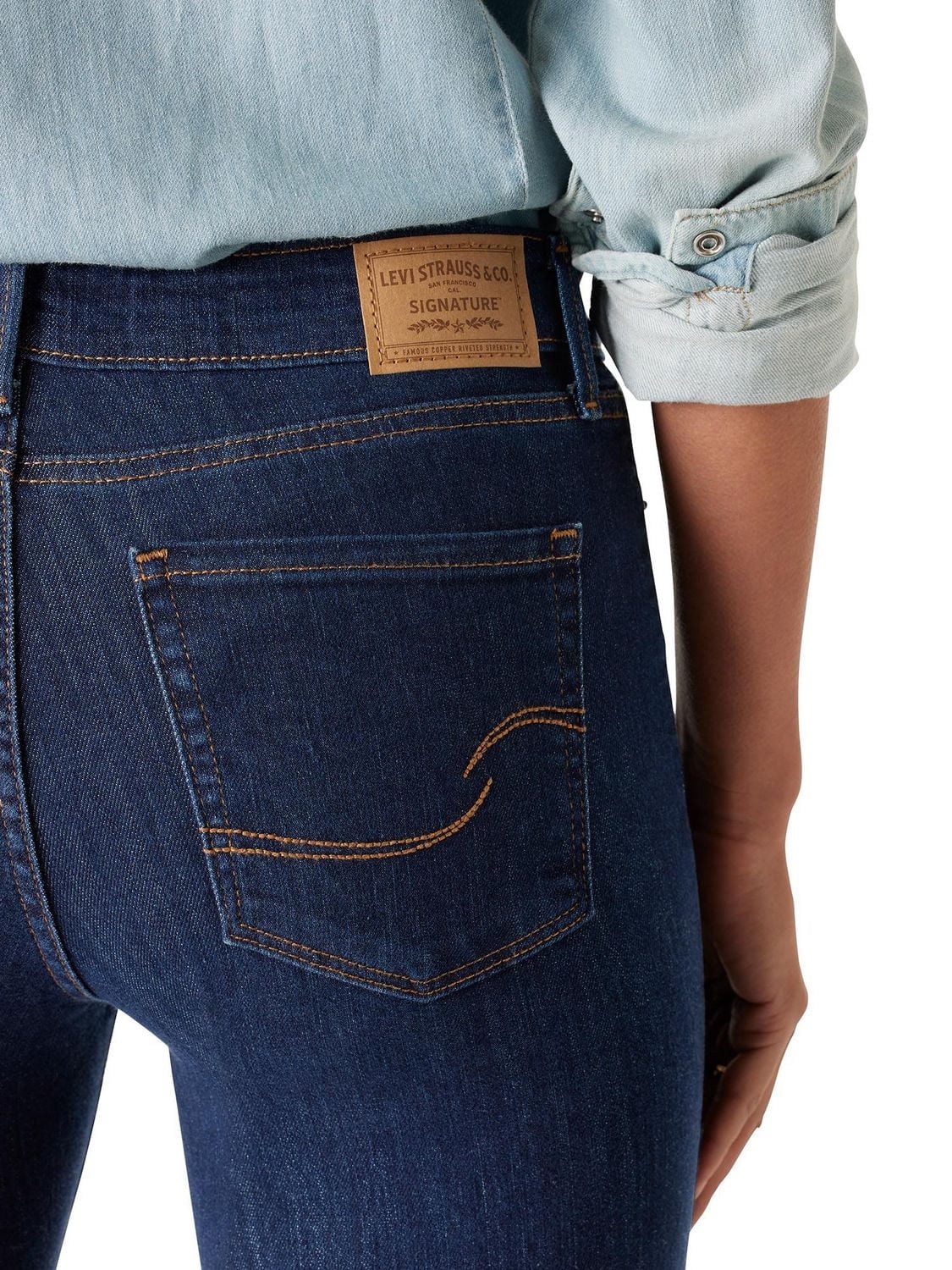 Jean mi-taille bottillon pour femme Levi Strauss SignatureMC