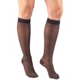 thumbnail image 1 of Truform Sheer Knee High Stockings, Dot Pattern: 15 - 20 mmHg, Charcoal, X-Large, 1 of 7