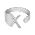 thumbnail image 1 of EGNMCR Rings Fashion Couple Ring Twenty Six English Letter Open Ring Couple Jewelry Letter ring, 1 of 1