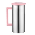 thumbnail image 1 of veasfak 1.8L Stainless Steel Water Pitcher Juice Pitcher Cold Water Jug Milk Pitcher Pink, 1 of 7