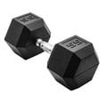thumbnail image 1 of CAP Barbell Coated Hex Dumbbell, Single 3 - 100 lb, 1 of 7