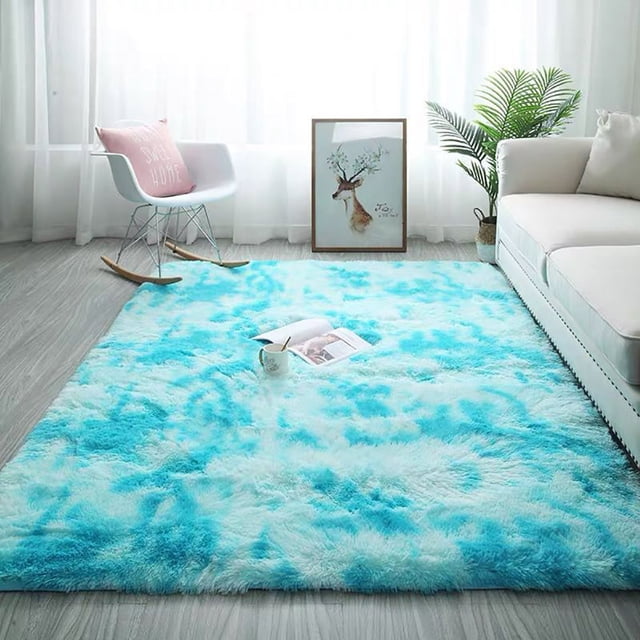 LSLJS Soft Rug for Living Room, Area Rug for Bedroom, Modern Furry Floor Carpets Washable Rug for Bedroom Floor Sofa Living Room Home Decor