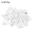 thumbnail image 3 of Unique Bargains Butée à Cloche, Verrou de Corde pour Sac à Cordon, Blanc, Lot de 50, 3 of 5