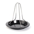 thumbnail image 2 of Steel Beer Can Chicken Turkey Roaster Oven Rotisserie Bbq Grill Rack Stand Holder Tray Turkey Vertical Poultry Roaster Rack, 2 of 5