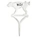 thumbnail image 3 of Esschert Design HB16 Dog Sign Peeing No!, White, 3 of 3