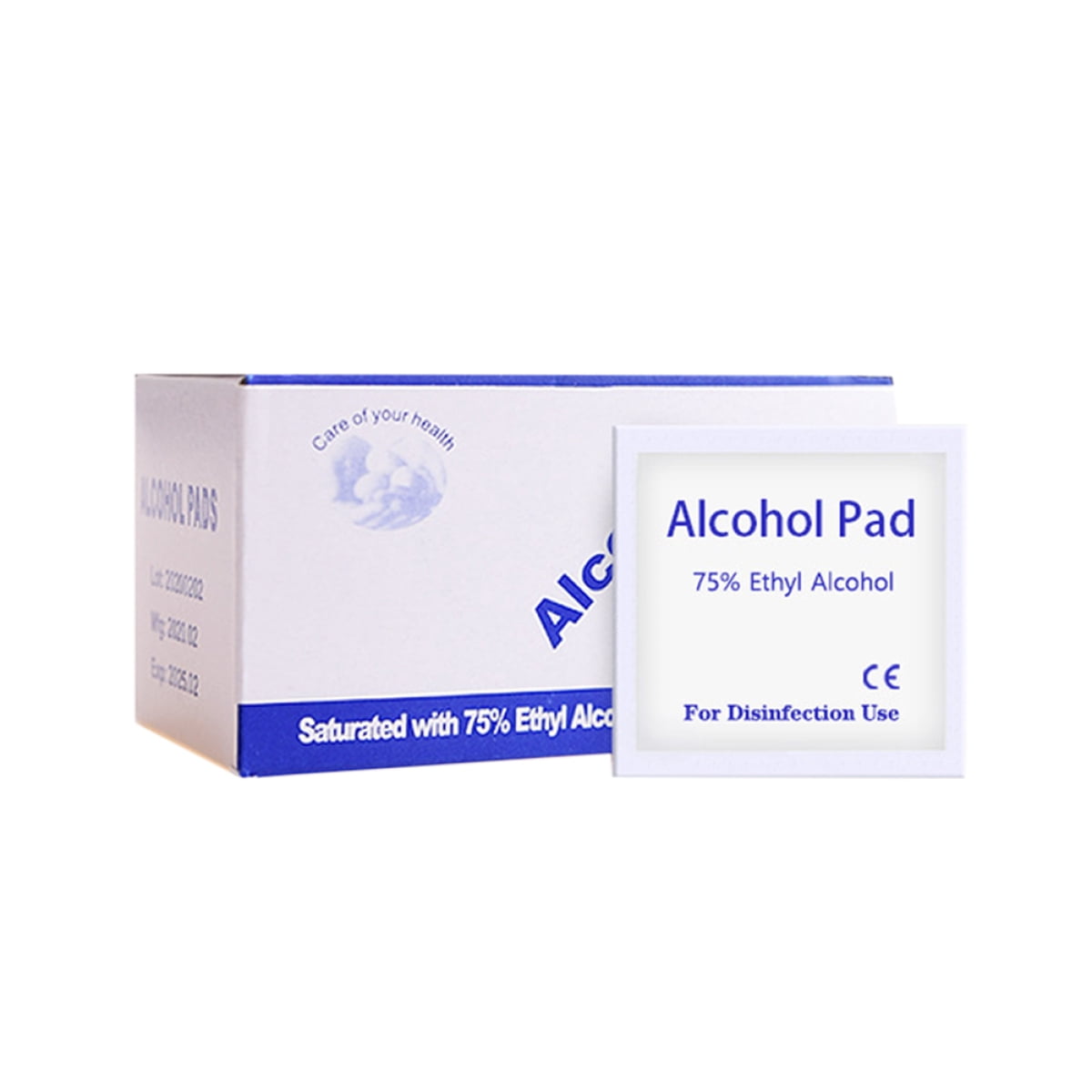 75% Alcohol Disinfectant Cotton Slices Wet Wipe for Outdoor Skin Cleaning Care