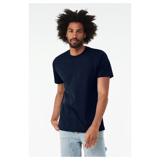 Bella + Canvas 3001CVC Unisex Heather CVC T-Shirt - SOLID NAVY BLEND - 4XL