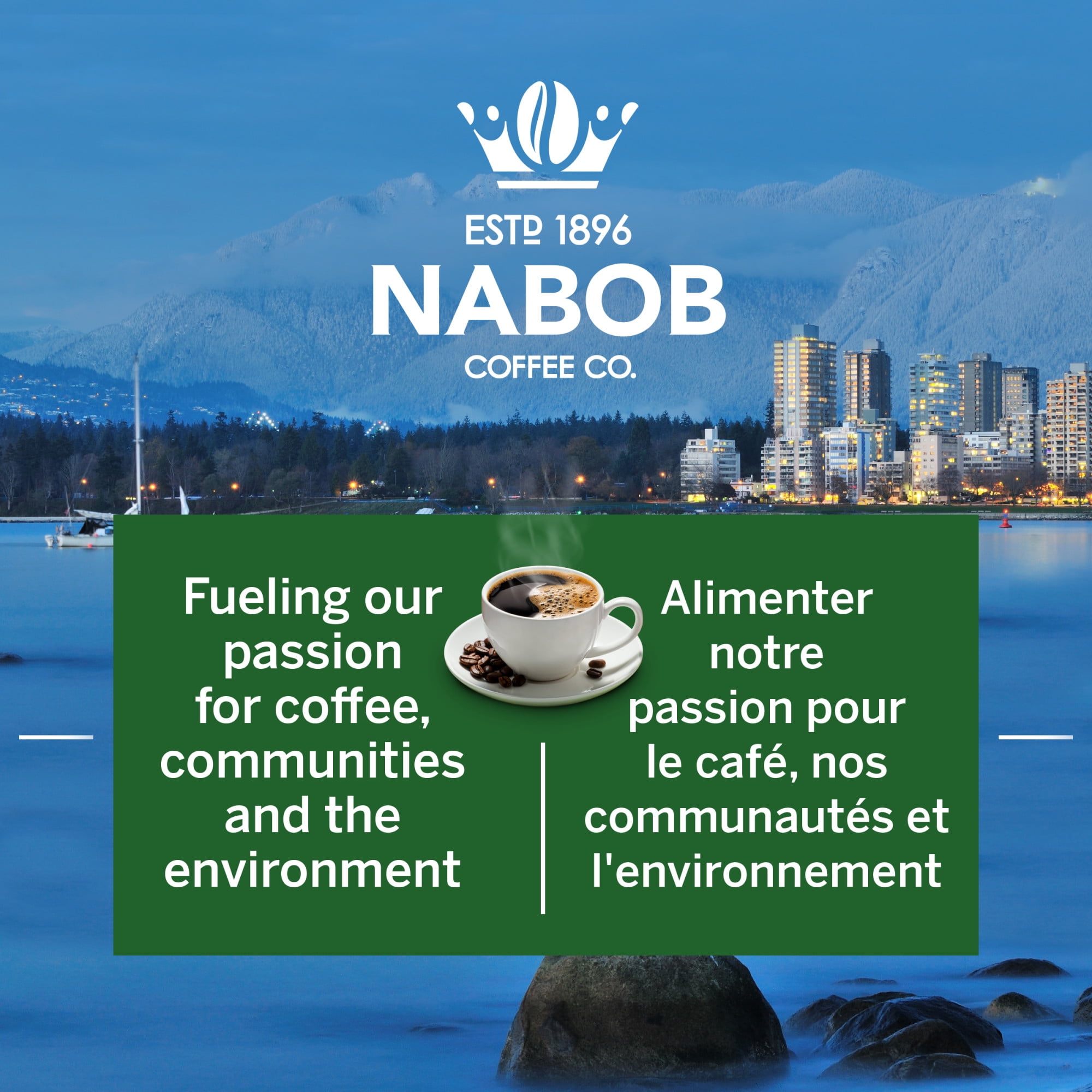 Café moulu Nabob Mélange du matin, boîte de 340 g