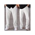 thumbnail image 2 of FOCUSNORM Men's Tapered Joggers Lightweight Drawstring Elastic Waist Solid Color Athletic Workout Pants Trousers, 2 of 9