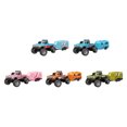 thumbnail image 2 of ABS 1/64 Mini Rc Monster Truck With Trailer 4G Remote Control USB Rechargeable Alloy Housing Mini Rc Truck And Trailer 1/64 Remote Control Monster Rc USB Rechargeable Body Lights Monster Car Mini Rc, 2 of 9