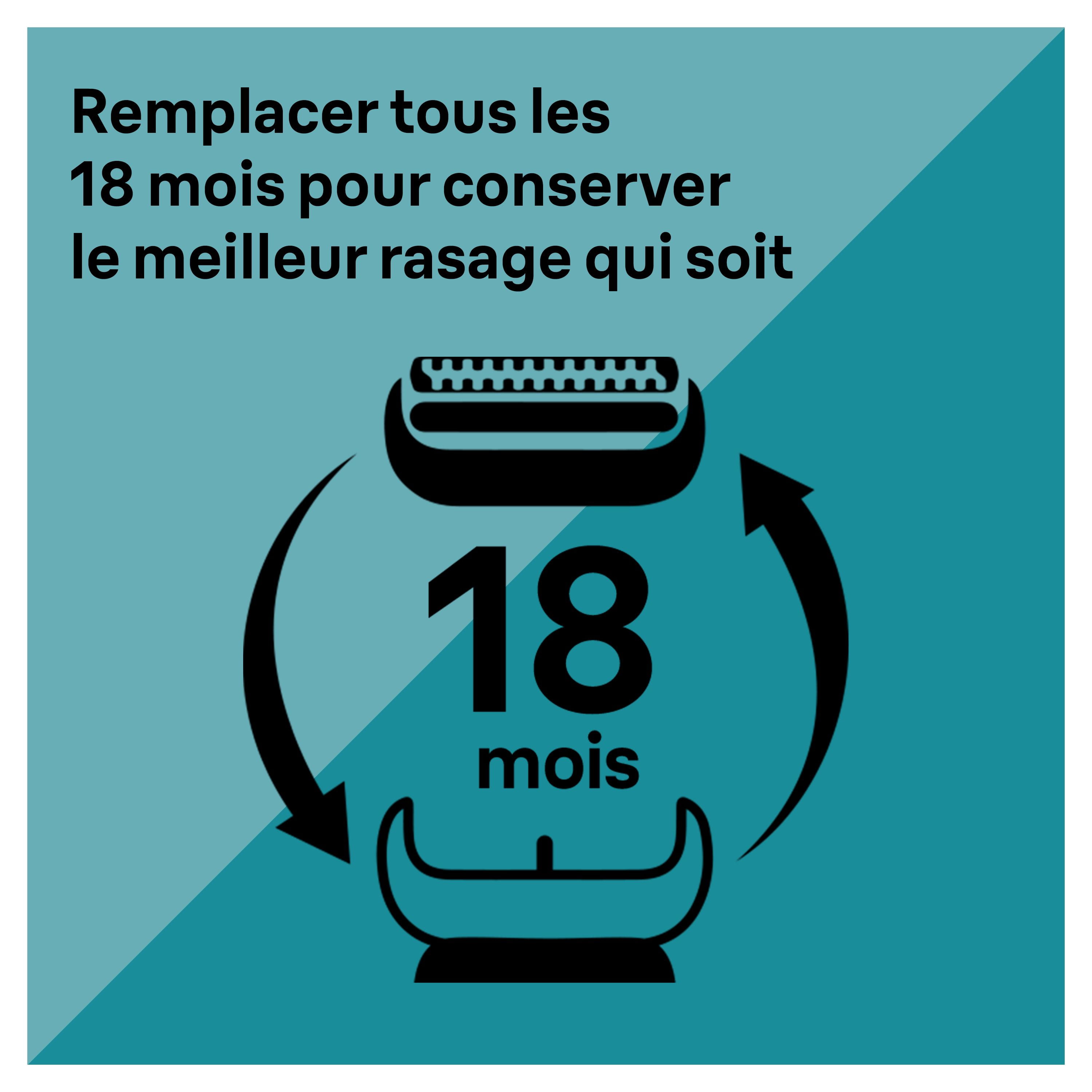 Braun Rasoir Électrique pour Hommes, Series 7 7171cc, Rasage à Sec et sous l'Eau, Modes de Rasage Turbo et Doux, Rasoir à Grille Étanche, Conçu en Allemagne, Centre SmartCare de Nettoyage et de Charge Inclus, avec T de Précision
