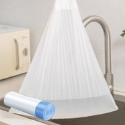 Yannianjz Extra Thick Drawstring Trash Bags For Kitchen Household Leak Proof Garbage Bags Strong Plastic Sanitary Bags For Bathroom Office Cleaning