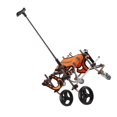 thumbnail image 4 of Pet Wheelchair, Prevent Slipping Portable Pet 4 Rounds Wheelchair Aluminum Alloy Hook  With Handles For Dogs CJC08 Coffee, 4 of 8
