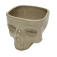 thumbnail image 2 of Oleegame 2PC Stainless Steel Cutlery Set Ceramic Human Bowl Halloween Spaghetti Bowl Portable Food Bowl Gothic Tabletop Decorations For Everyday Use And Halloween Parties Beige, 2 of 7