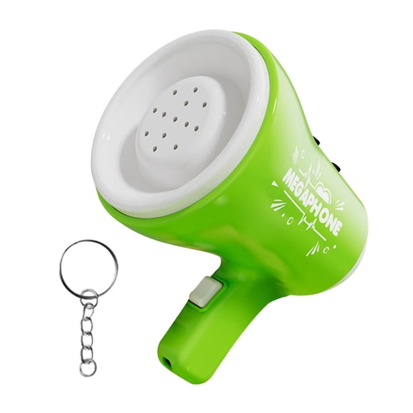 TISHITA Portable Megaphone Speaker Handheld Amplifier Party Favors Recording Toy Megaphone Bullhorn Loudspeaker for Cheerleading Fans green
