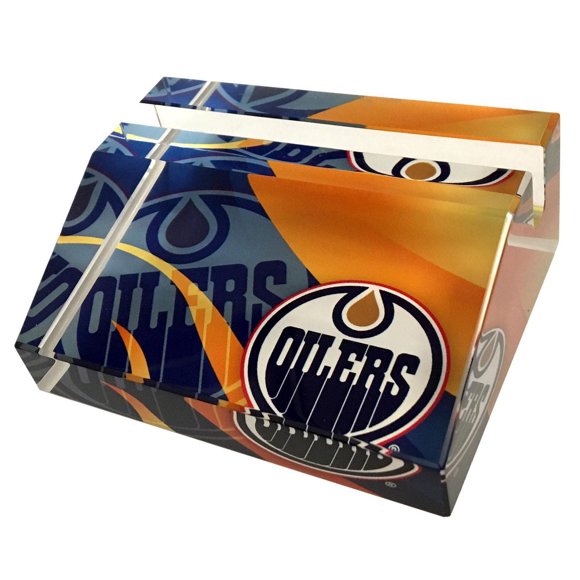 NHL Crystal Collectibles Titulaire De La Carte De Visite - Edmonton Oilers