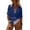 Navy, variant on Bsubseach Women Swimsuit Cover up Long Sleeve Beachwear Shirt Bikini Beach Dress Apricot
