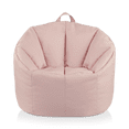 thumbnail image 3 of Bouclair Pink Canvas Bean Bag, 3 of 10