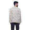 thumbnail image 4 of Atasi Kurta Décontractée Imprimée à Col Chinois Chemise Ethnique Kurta Courte pour Homme Tunique, 4 of 5