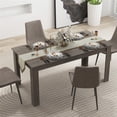 thumbnail image 4 of Gymax Dining Table for 4-6 People 63-inch Kitchen Table w/ L-shaped Legs, 4 of 10