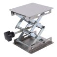 thumbnail image 3 of LAFGUR Plateforme de Levage en Acier Inoxydable, Table de Levage en Acier Inoxydable, Petite Plateforme de Levage Manuelle Miniature pour Voitures RC, 3 of 8