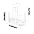 thumbnail image 3 of Birdeem Organisateur de Gobelets de Qualité Commerciale – Étagère de Rangement en Fer Robuste pour Plus de 20 Gobelets Jetables / Conception Antirouille, 3 of 6