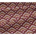 thumbnail image 5 of oneOone Viscose Jersey Fabric Argyle Style Ikat Decor Fabric Printed BTY 60 Inch Wide, 5 of 5