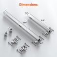 thumbnail image 4 of RICH SOLAR Adjustable Solar Panel Tilt Mount Brackets Support up to 300 Watt Solar Panel for Roof, RV, Boat and Any Flat Surface, for on-Grid/Off-Grid Systems, 4 of 4