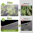thumbnail image 3 of Decodeary Garden Bug Netting Plant Cover Plants Insect And Bird Damage Insect Bird Barrier Netting black 2*2.4m, 3 of 4