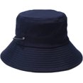 thumbnail image 1 of LinYooLi Large Bucket Hat Women Big-Brimmed Fisherman Hat Unisex Pure Color Basin Caps with Adjustable Chin Strap Pin Decorate, 1 of 8