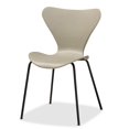 thumbnail image 4 of Baxton Studio Jaden Modern & Contemporary Dining Chair, Beige (Set of 4), 4 of 5