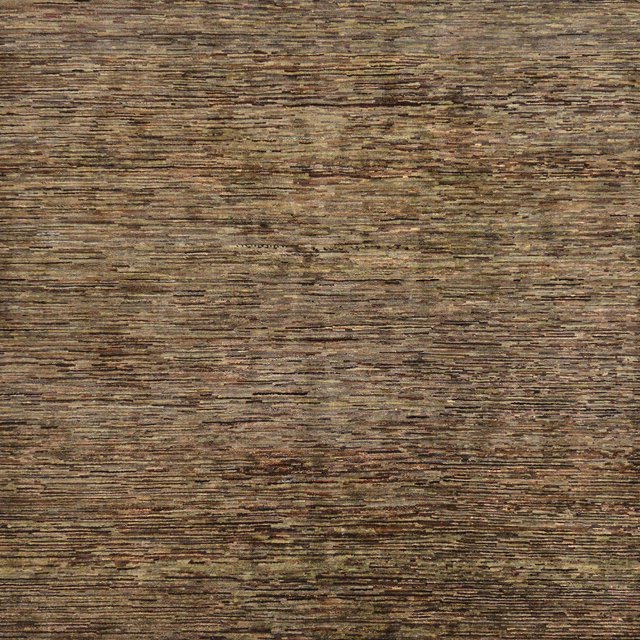 Ahgly Company Tapis d'Intérieur Carré Abstrait Brun Rougeâtre, 6 Pieds Carré