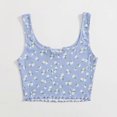 thumbnail image 3 of EGNMCR Camisoles pour Femmes Débardeur Mode pour Femmes Débardeur Imprimé Nombril Court Gilet Camisole, 3 of 6
