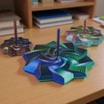 thumbnail image 4 of Stress And Release Puzzle Toy Sensory Expansion Star 3D Printed Decagonal Radish Tower With Handle, 4 of 9