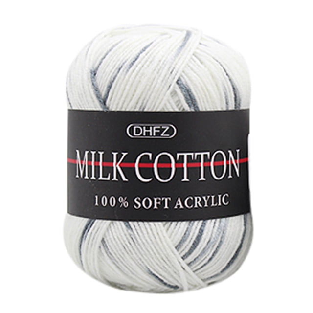 Birdeem Colorful Hand Knitting 50G Knitting Crochet Milk Soft Baby Cotton Wool Yarn