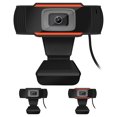 thumbnail image 2 of Coofit Caméra Web 480P pour Ordinateur PC de Bureau Rotative USB 2.0 avec Microphone pour Skype Android TV, 2 of 12