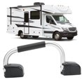 thumbnail image 4 of Poignée de Saisie pour VR, Poignée d'Assistance Pliable pour VR avec Poignée en EVA, Barre de Saisie Pliable pour VR, Quincaillerie de Porte d'Entrée en Alliage d'Aluminium pour Remorque de Véhicule Récréatif, 4 of 8