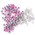 thumbnail image 1 of 100Sets 5mm Metallic Scrapbooking Eyelets Buckle Leather Craft Apparel Accessories (Fuchsia), 1 of 2